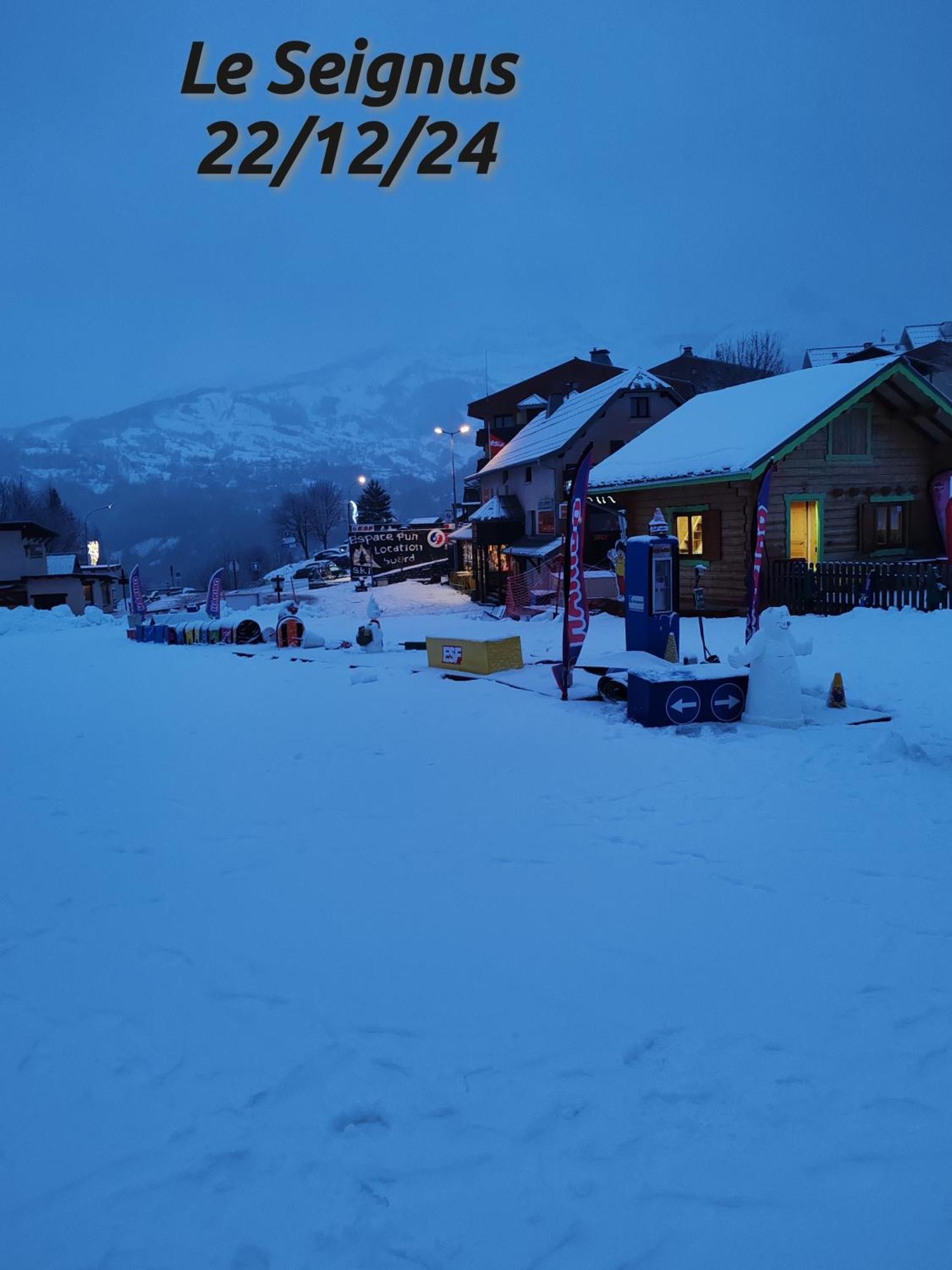 Studio Seignus D Allos Pieds Des Pistes Exterior photo